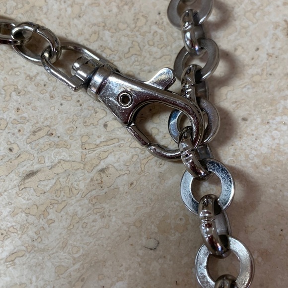 CONCHO BELT Reversible: Silver or animal-print embossed leather. OSFM VTG - Picture 13 of 17